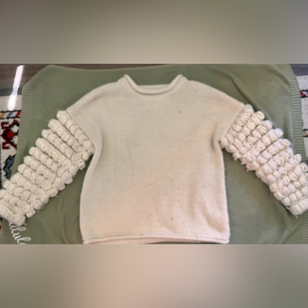 Topshop puffy sweater